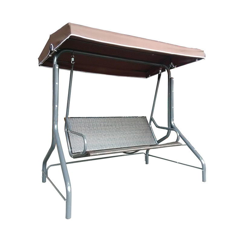 Silla mecedora de tres plazas para jardín al aire libre YLX-4046