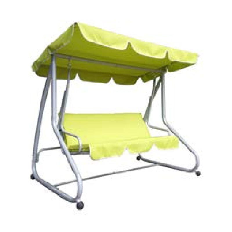 YLX-4029A Swing Chair y cama de tres personas para jardín al aire libre