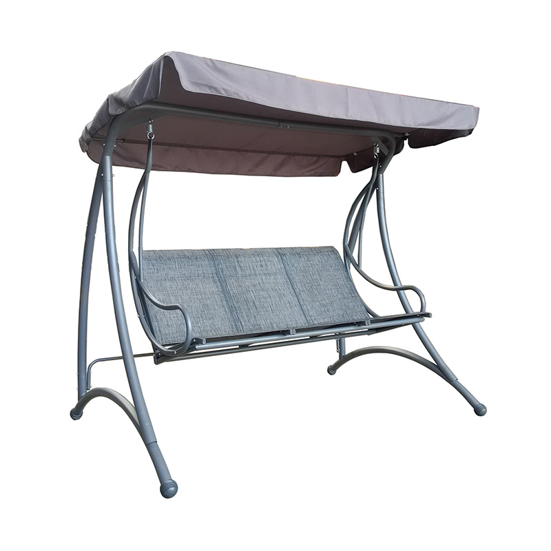 Balancines de hierro para exteriores de tres plazas YLX-4043