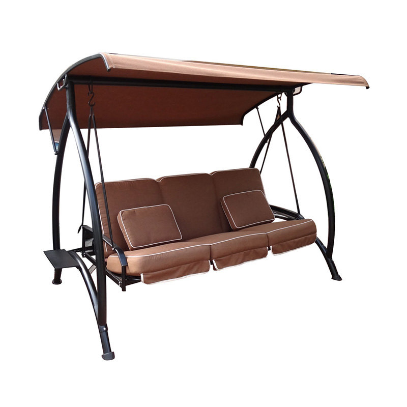 YLX-4032 Silla de columpios y cama de tres personas para ocio al aire libre