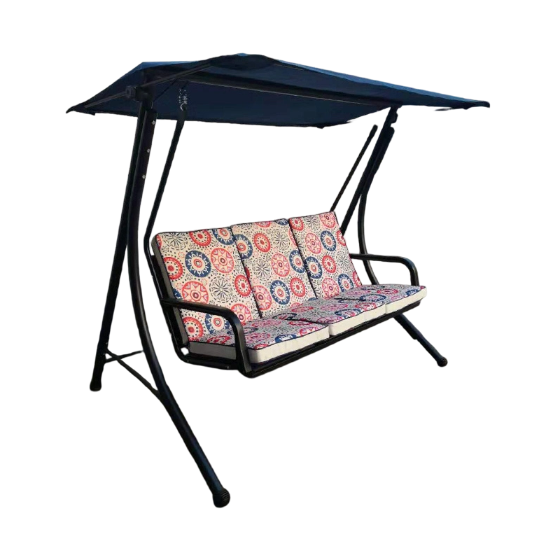 Silla mecedora de tres personas para ocio al aire libre YLX-4025